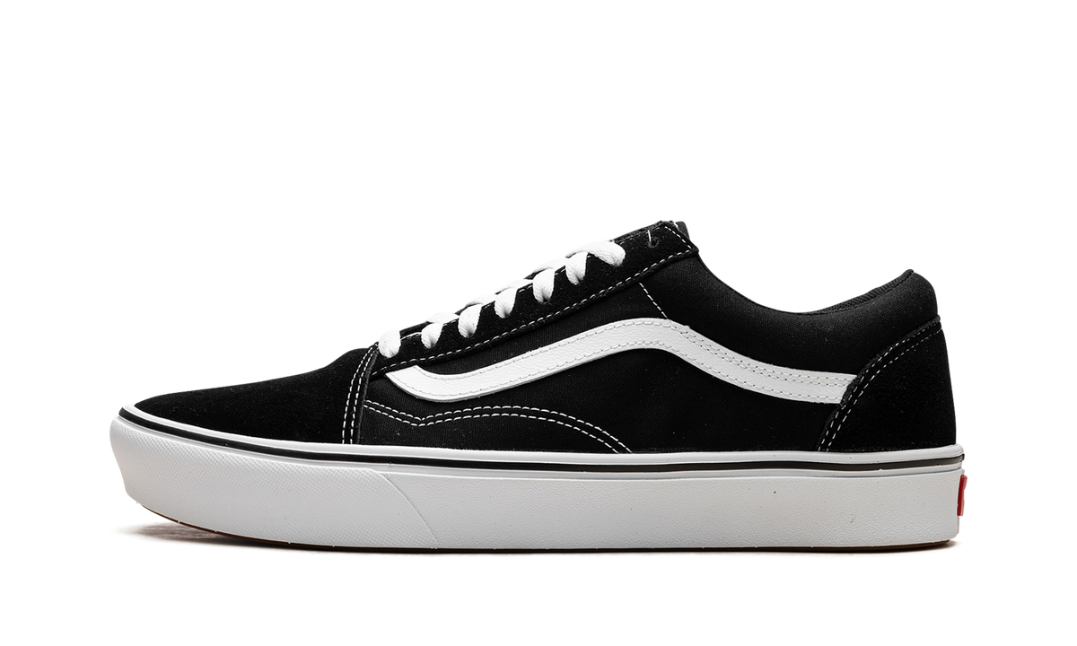 Overkicks - Vans Old Skool Comfy Cush Black White (VN0A3WMAVNE/VN0WMAVNE) - vista lateral