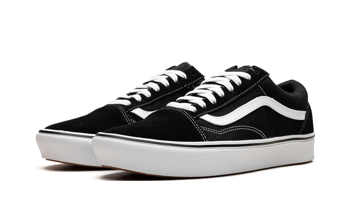 Overkicks - Vans Old Skool Comfy Cush Black White (VN0A3WMAVNE/VN0WMAVNE) - vista trasera