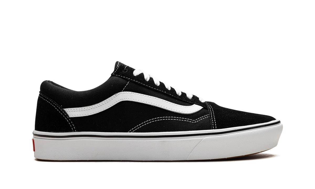 Overkicks - Vans Old Skool Comfy Cush Black White (VN0A3WMAVNE/VN0WMAVNE) - detalle talon