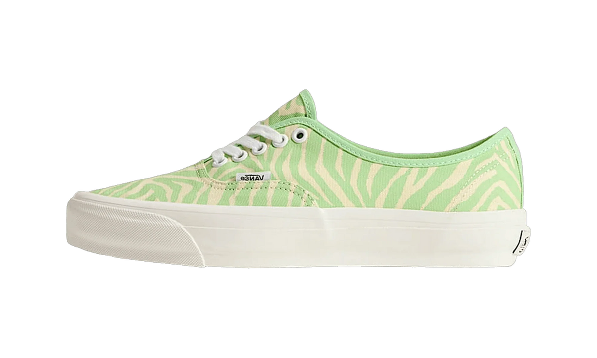 Overkicks - Vans Premium Authentic Zebra Pistachio Green (VN000EBNE2Y) - vista lateral