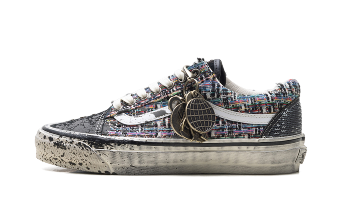 Overkicks - Vans Premium Old Skool Charms Black Grey (VN000D9VDE2) - vista lateral