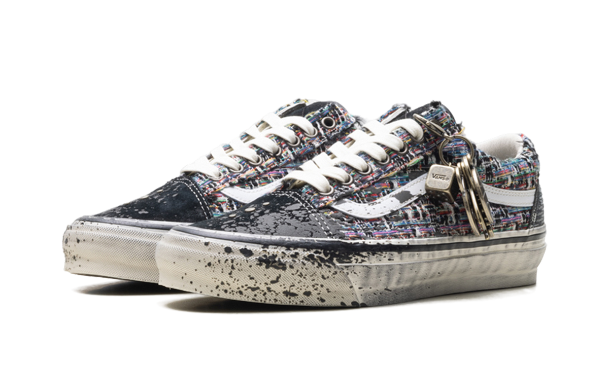 Overkicks - Vans Premium Old Skool Charms Black Grey (VN000D9VDE2) - vista trasera
