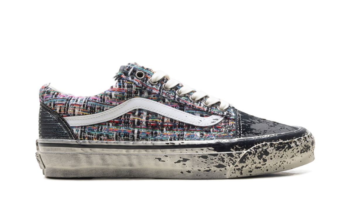 Overkicks - Vans Premium Old Skool Charms Black Grey (VN000D9VDE2) - detalle talon