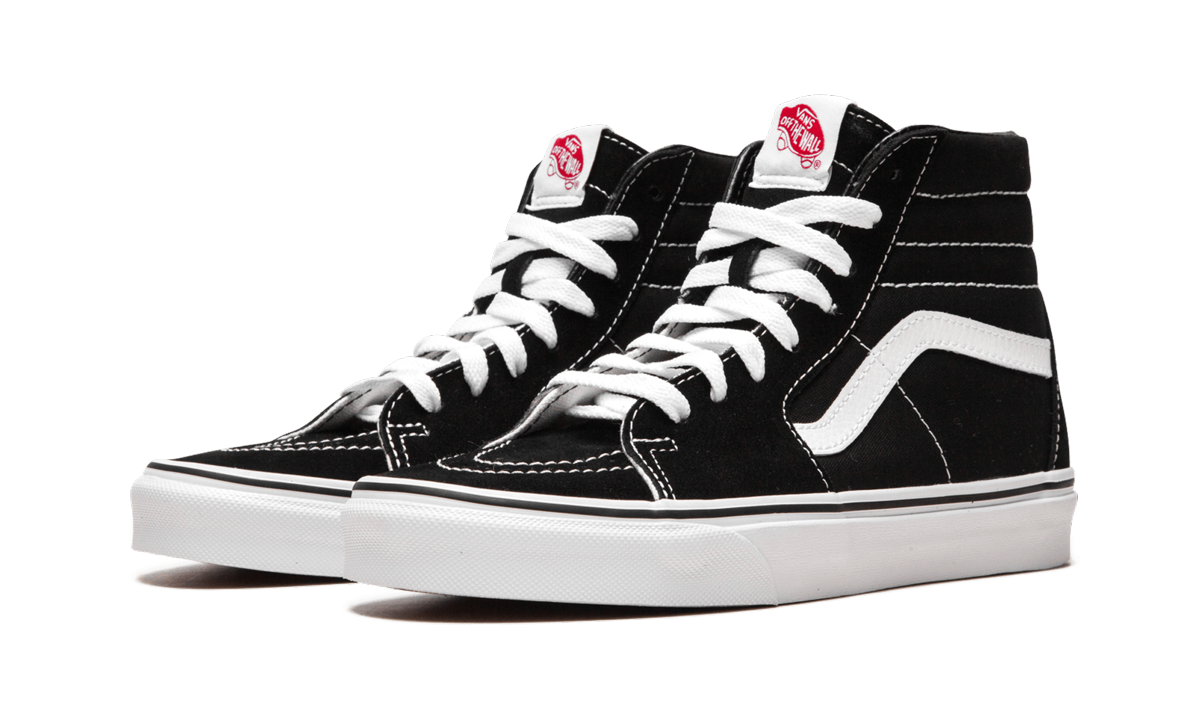 Overkicks - Vans Sk8-Hi Black White (VN000D5IB8C/VN0D5IB8C) - vista trasera