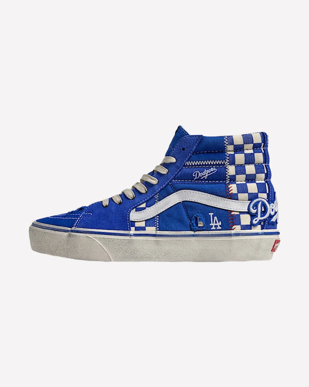 Overkicks - Vans Sk8-Hi Los Angeles Dodgers (VN0014YQ45K) - vista lateral