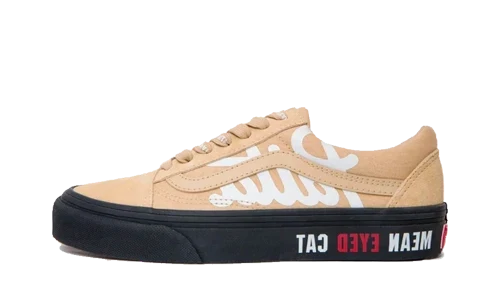 Overkicks - Vans UA Old Skool VLT LX Patta Mean Eyed Cat Almond Buff (VN0A4BVF5X51) - vista lateral