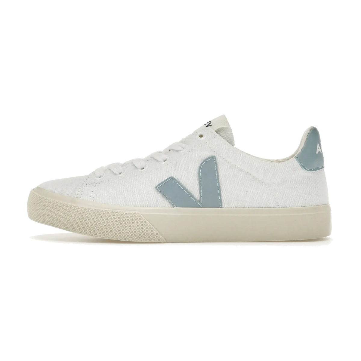 Overkicks - Veja Campo Canvas White Steel (CA0103136A) - vista lateral