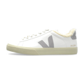 Veja Campo Fured Leather White Light Grey