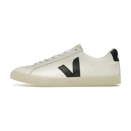 Overkicks - Veja Esplar Leather White Black (EO0200005) - vista lateral