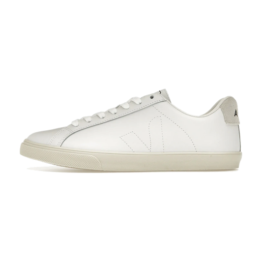 Overkicks - Veja Esplar Leather White Grey (Women's) (EA0200001) - vista lateral