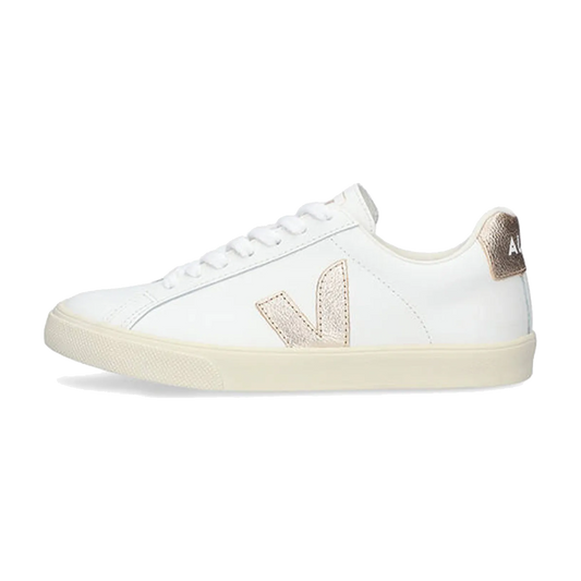 Overkicks - Veja Esplar Leather White Platine (EO022490/EO0202490A) - vista lateral