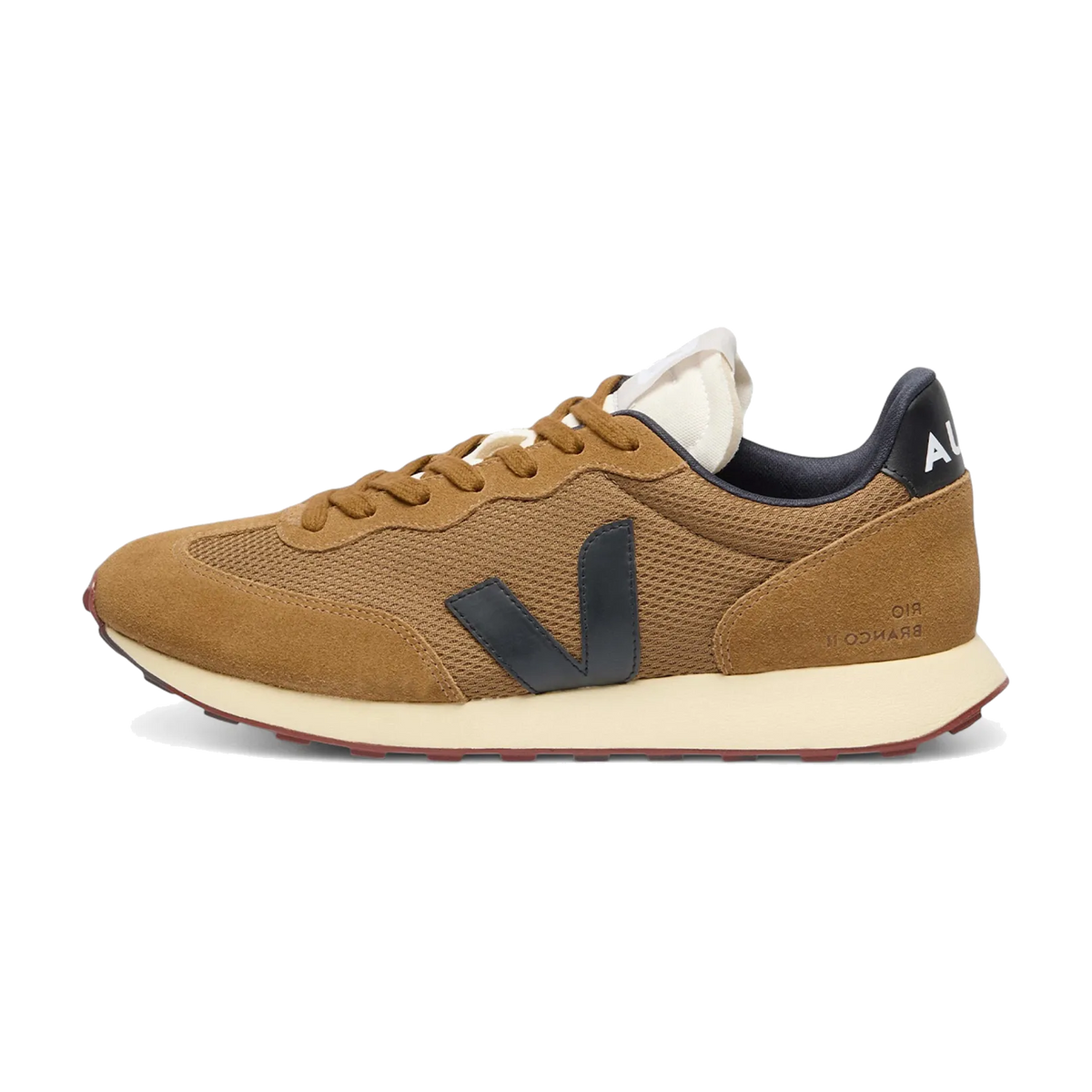 Overkicks - Veja Rio Branco II Tent Black (Women's) (RO1820821A) - vista lateral