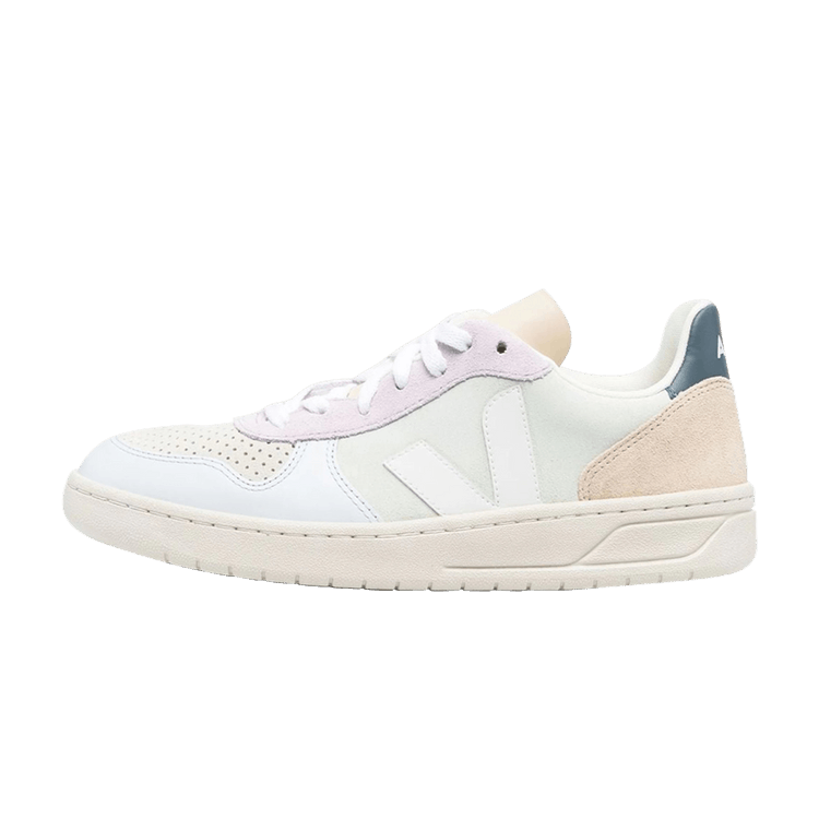 Overkicks - Veja V-10 Suede Jade White Multico (VX0303119) - vista lateral