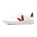 Veja V-12 Leather White Marsala Nautica