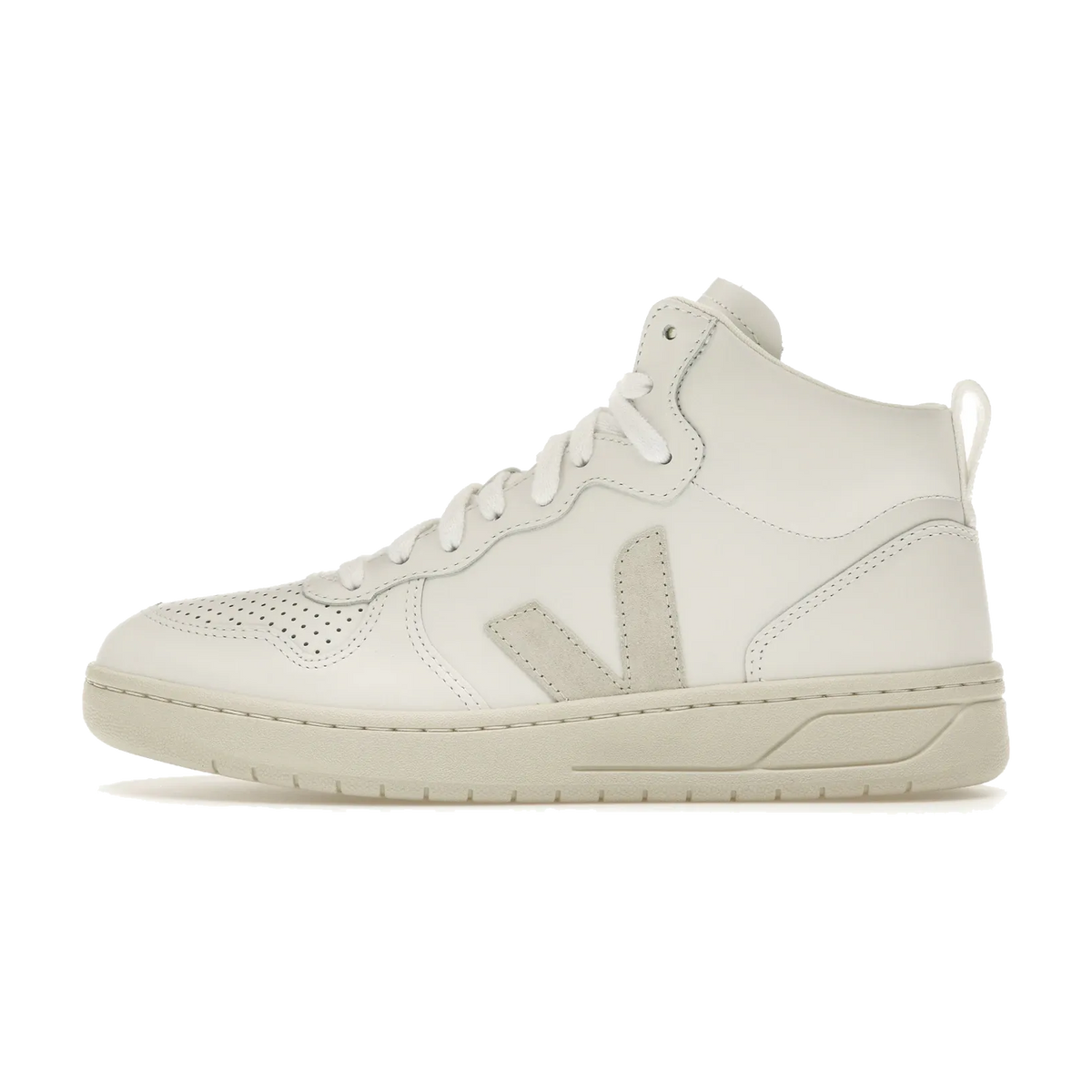 Overkicks - Veja V-15 Leather White (VQ0201270) - vista lateral