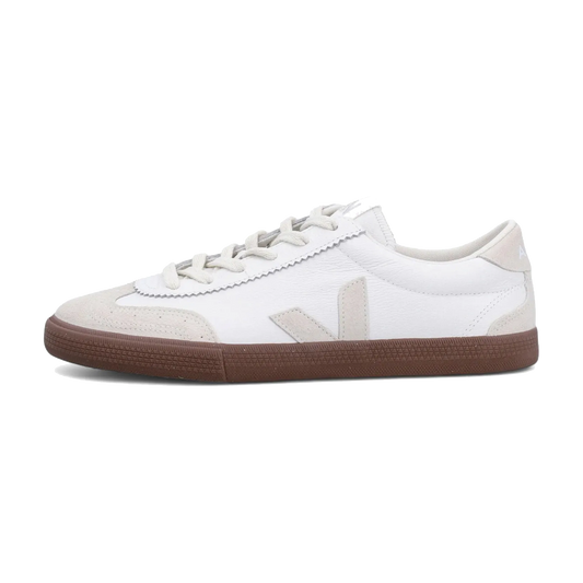 Overkicks - Veja Volley Leather White Natural Bark (VO2021383) - vista lateral