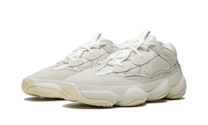 Overkicks - Yeezy 500 Bone White (2019) (FV3573) - vista trasera