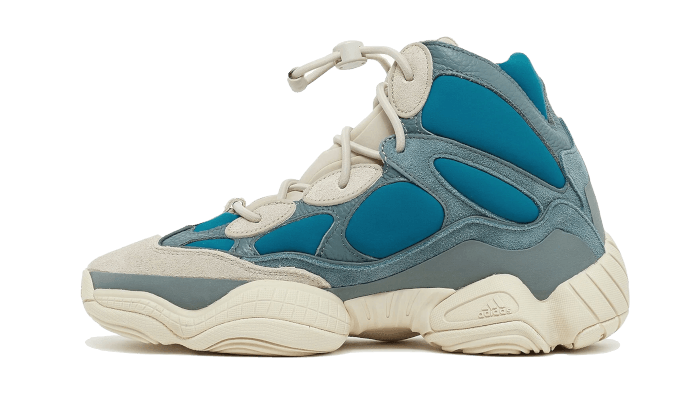 Overkicks - Yeezy 500 High Frosted Blue (GZ5544) - vista lateral