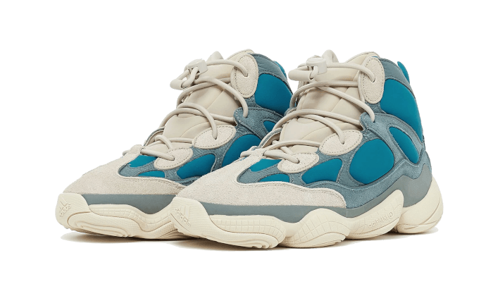 Overkicks - Yeezy 500 High Frosted Blue (GZ5544) - vista trasera