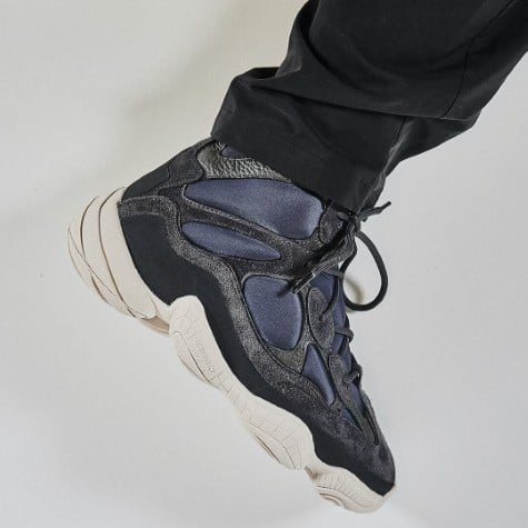 Overkicks - Yeezy 500 High Slate (FW4968) - detalle talon
