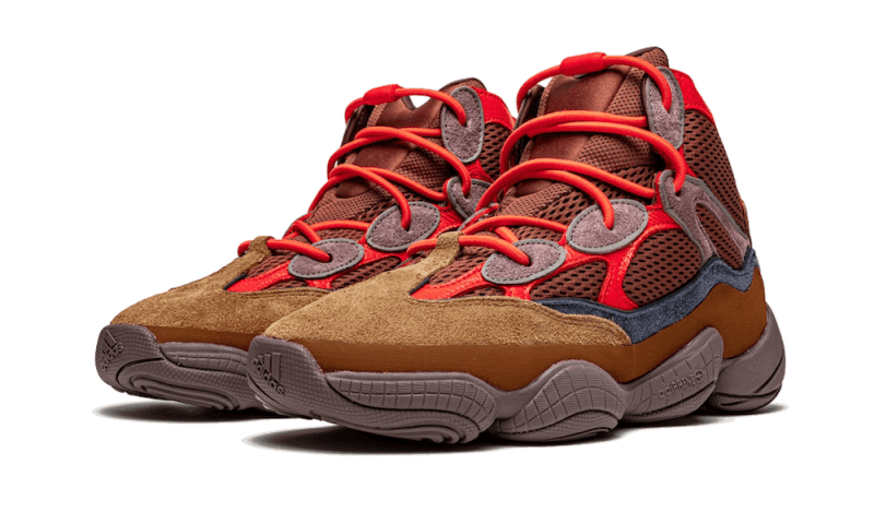 Overkicks - Yeezy 500 High Sumac (GW2874) - vista trasera