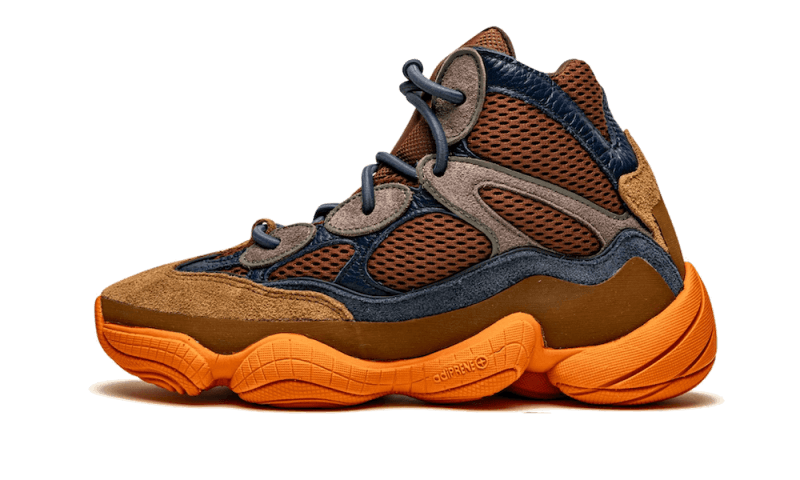 Overkicks - Yeezy 500 High Tactile Orange (GW2873) - vista lateral