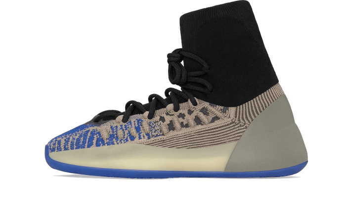 Overkicks - Yeezy BSKTBL Knit Slate Azure (HP5613) - vista lateral