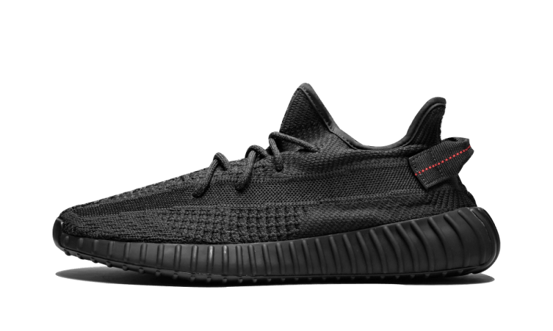 Overkicks - Yeezy Boost 350 V2 Black (Non-Reflective) (FU9006) - vista lateral