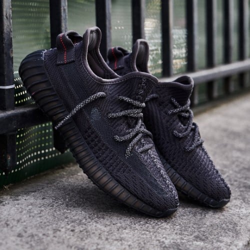 Overkicks - Yeezy Boost 350 V2 Black (Non-Reflective) (FU9006) - detalle lateral interior