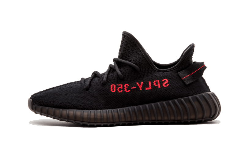 Overkicks - Yeezy Boost 350 V2 Black Red (CP9652) - vista lateral