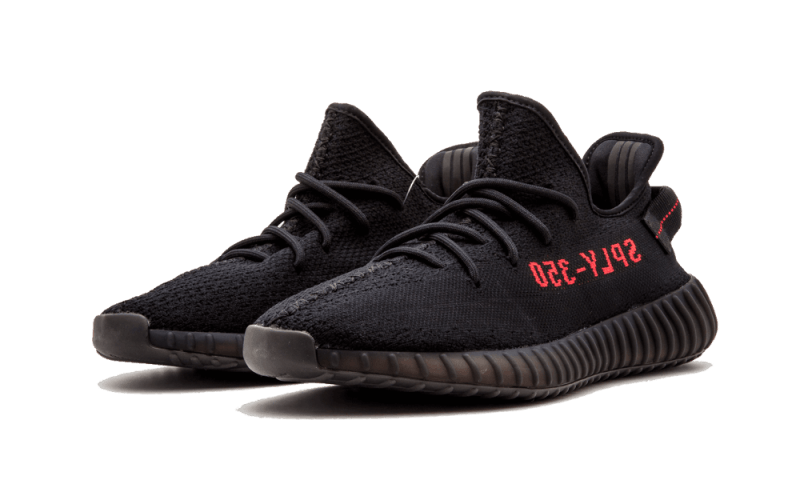 Overkicks - Yeezy Boost 350 V2 Black Red (CP9652) - vista trasera