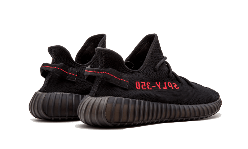 Overkicks - Yeezy Boost 350 V2 Black Red (CP9652) - par completo