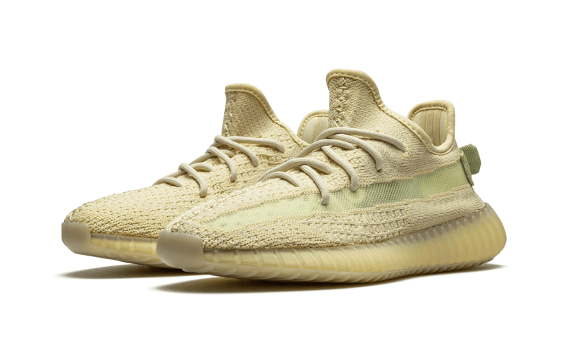 Overkicks - Yeezy Boost 350 V2 Flax (FX9028) - vista trasera