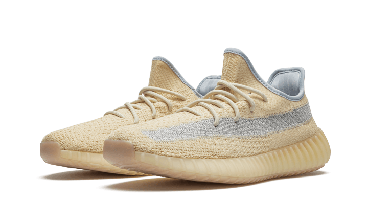 Overkicks - Yeezy Boost 350 V2 Linen (FY5158) - vista trasera