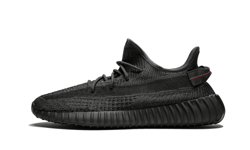 Overkicks - Yeezy Boost 350 V2 Static Black (Reflective) (FU9007) - vista lateral