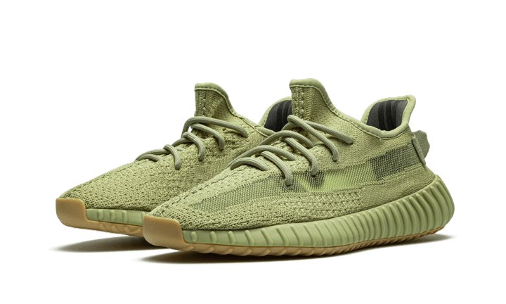 Overkicks - Yeezy Boost 350 V2 Sulfur (FY5346) - vista trasera