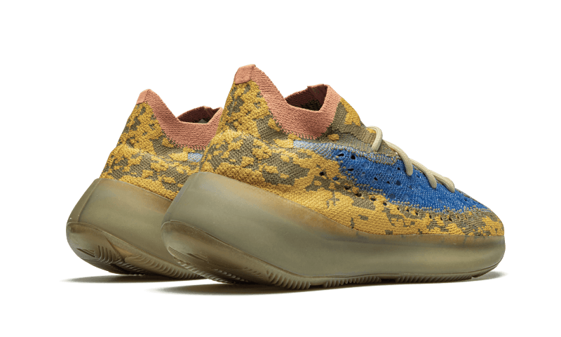 Overkicks - Yeezy Boost 380 Blue Oat Reflective (FX9847) - par completo