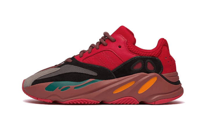 Overkicks - Yeezy Boost 700 Hi-Res Red (HQ6979) - vista lateral