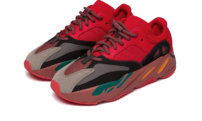 Overkicks - Yeezy Boost 700 Hi-Res Red (HQ6979) - vista trasera