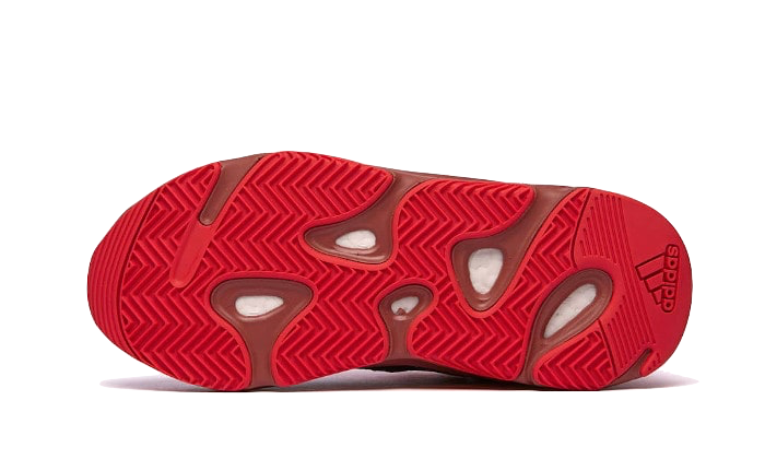 Overkicks - Yeezy Boost 700 Hi-Res Red (HQ6979) - detalle suela