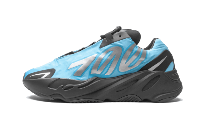 Overkicks - Yeezy Boost 700 MNVN Bright Cyan (GZ3079) - vista lateral
