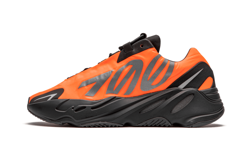 Overkicks - Yeezy Boost 700 MNVN Orange (FV3258) - vista lateral