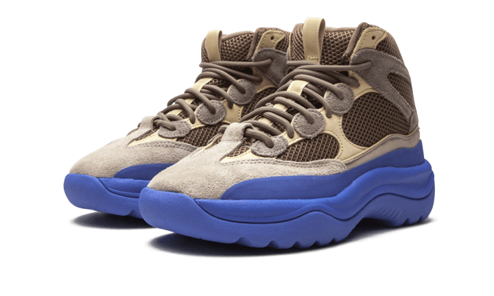 Overkicks - Yeezy Desert Boot Taupe Blue (GY0374) - vista trasera