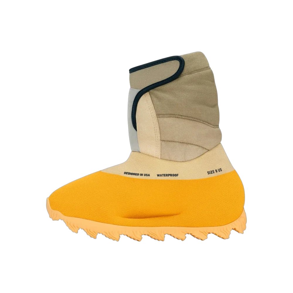 Overkicks - Yeezy Knit RNR Boot Sulfur (GY1824) - vista trasera