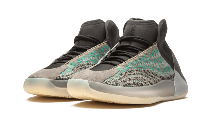 Overkicks - Yeezy QNTM Teal Blue (G58864) - vista trasera