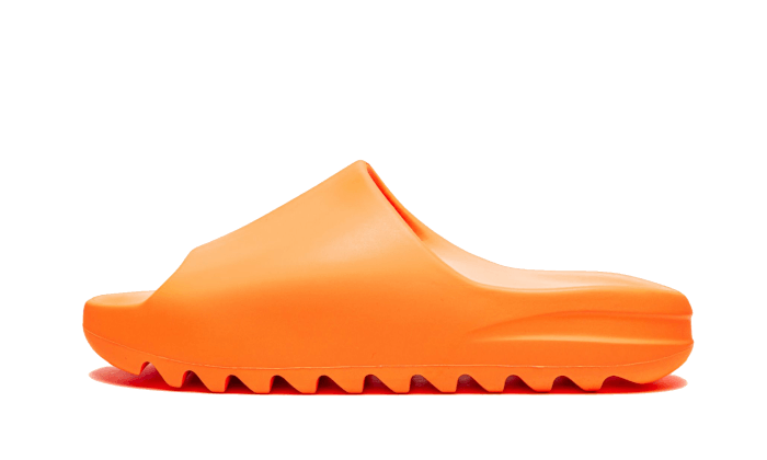 Overkicks - Yeezy Slide Enflame Orange (GZ0953) - vista lateral
