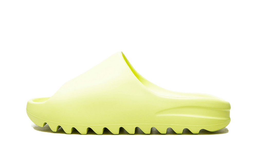 Overkicks - Yeezy Slide Glow Green (2022/2023 Restock) (HQ6447) - vista lateral
