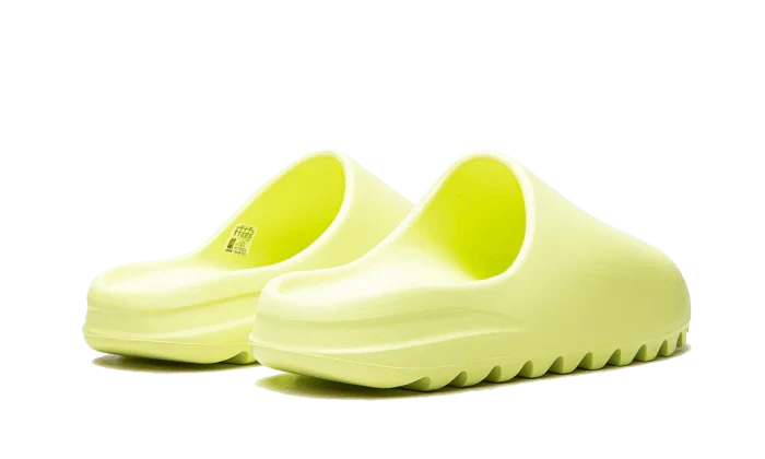 Overkicks - Yeezy Slide Glow Green (2022/2023 Restock) (HQ6447) - vista trasera