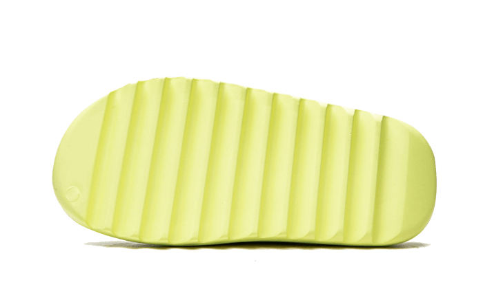 Overkicks - Yeezy Slide Glow Green (GX6138) - detalle suela