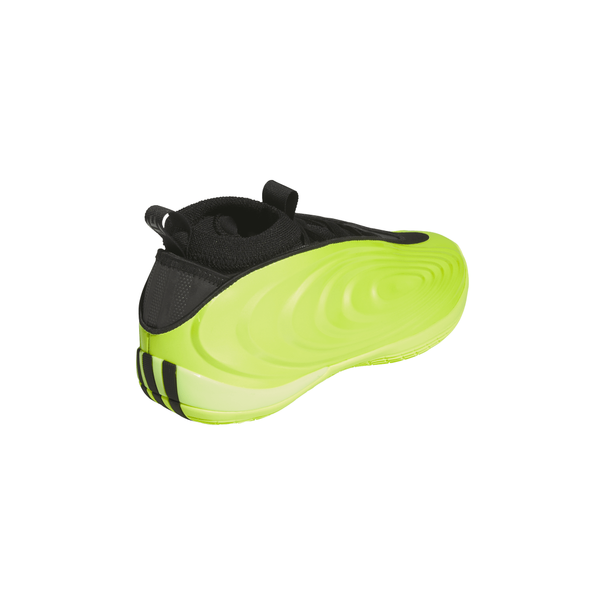 Overkicks - adidas Harden Vol. 10 Hi-Res Yellow (JR1602) - detalle talon